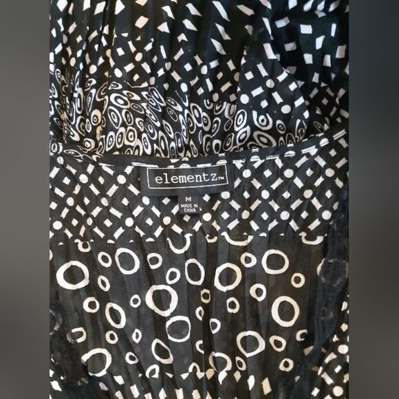 Elementz sheer crinkle blouse - Picture 3 of 4